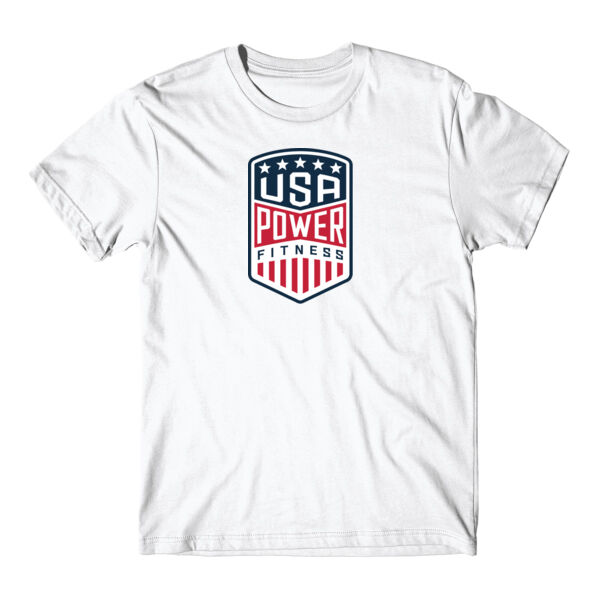 USA POWER FITNESS - ICON LOGO - PREMIUM T-SHIRT - 65FUMJ Thumbnail