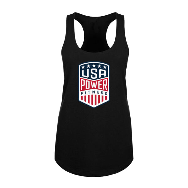 USA POWER FITNESS - ICON LOGO - WOMEN'S FITTED TANK TOP - $JKYXTU$ Thumbnail